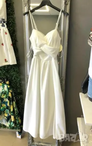 рокли с миди дължина , снимка 11 - Рокли - 50428066