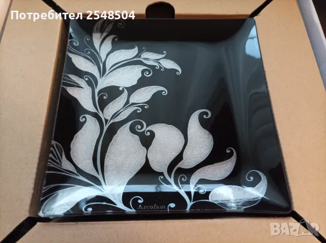 Квадратни чинии в модерен стил, снимка 3 - Чинии - 48156197