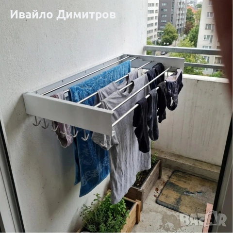 ПРОСТОР СУШИЛНИК ЗА ДРЕХИ БЯЛ