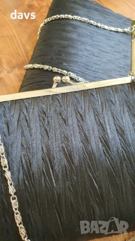 Черна чанта Клъч - Нова - 6 броя, снимка 11 - Чанти - 50802718