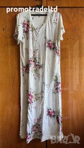 Турска нощница трико къс ръкав L, снимка 2 - Нощници - 50871163