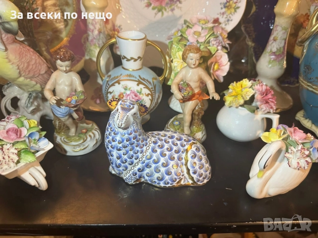 A Royal Crown Derby England  paperweight modelled as a ram/  Circa 1988 Код P1643, снимка 2 - Декорация за дома - 52932793