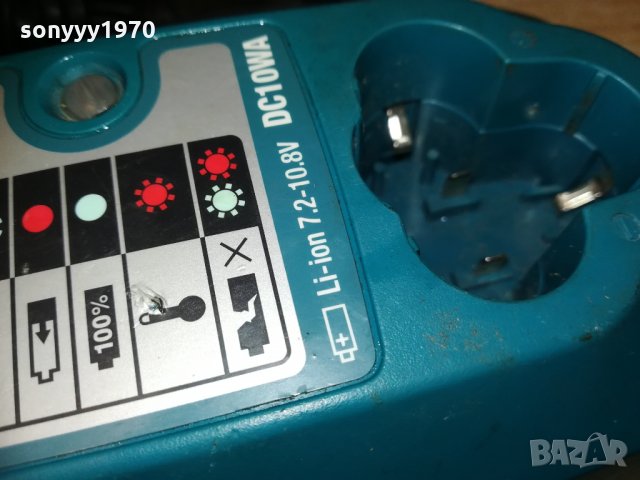 makita dc10wa 7.2-10.8v li-ion charger-внос switzerland, снимка 13 - Винтоверти - 29592342
