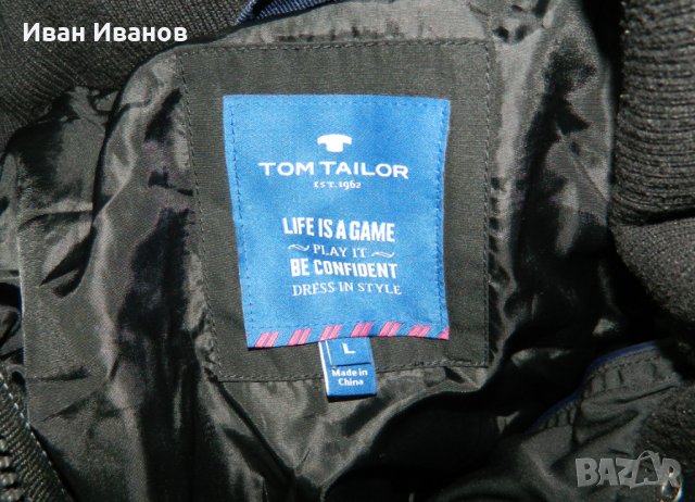 дебело топло спортно -елегантно  яке TOM TAILOR, снимка 4 - Якета - 34906991