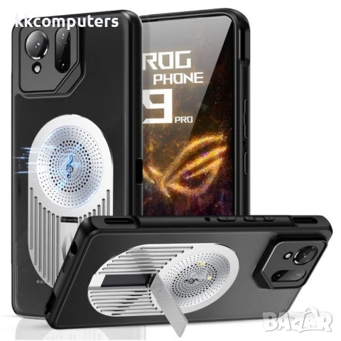 Asus ROG Phone 9 / 9 Pro 5G Калъф с Алуминиева Стойка, Ароматерапия и Графеново Отвеждане на Топлина, снимка 2 - Калъфи, кейсове - 50766691