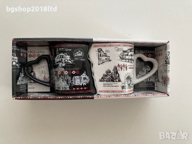 Комплект от 2 керамични чаши - България