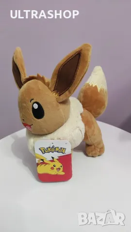 Нова Pokemon Eevee  Plush Покемон плюшена играчка , снимка 2 - Плюшени играчки - 50225360