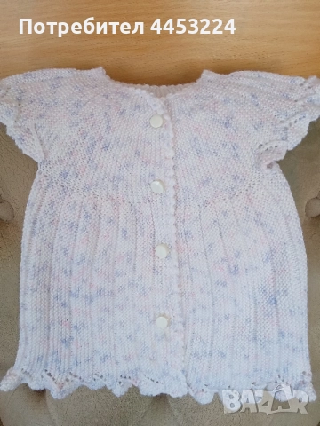 Детски и бебешки жилетки ,елечета и комплекти ръчно плетени , снимка 3 - Детски пуловери и жилетки - 50943868