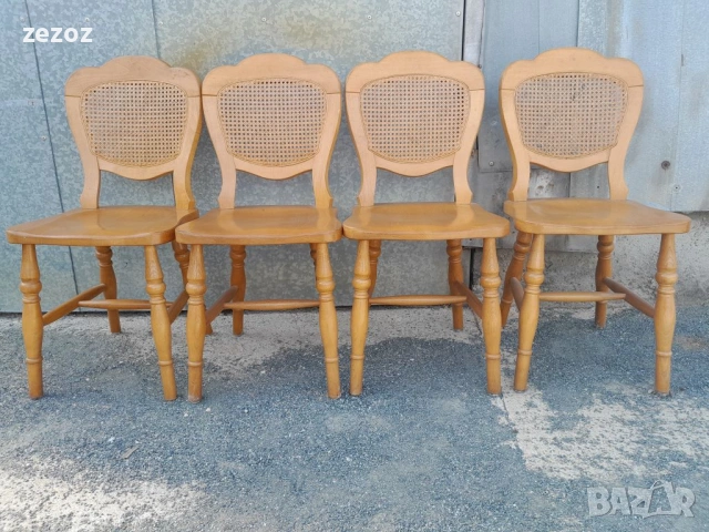 Столове-масив-4бр.№025, снимка 2 - Столове - 54003882