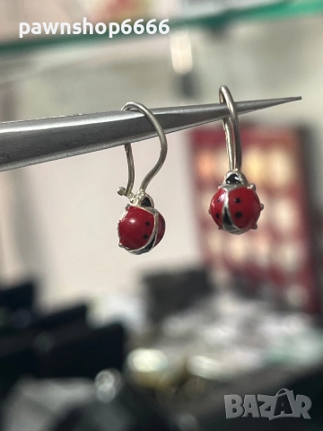 Сребърни обеци 925, снимка 5 - Обеци - 52152401