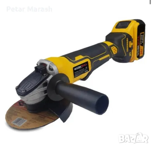 Комплект Мощен винтоверт и безчетков ъглошлайф, снимка 2 - Винтоверти - 50414446