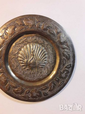 Старо метално пано за стена, снимка 2 - Антикварни и старинни предмети - 29754822