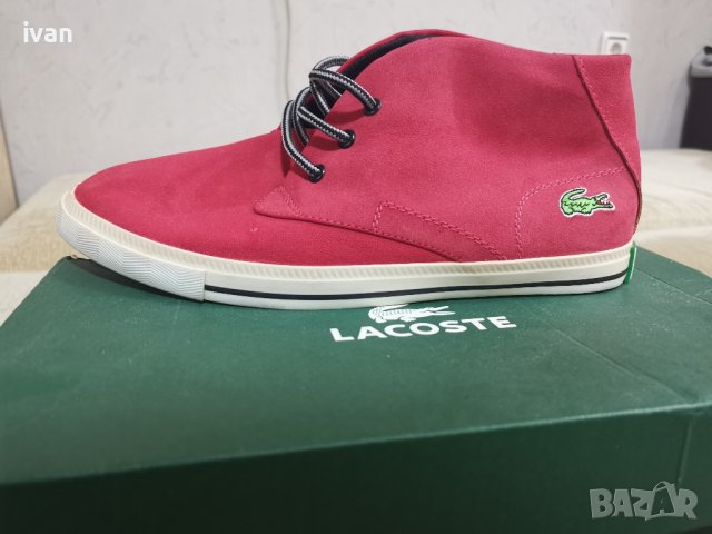 разпродажба Обувки Lacoste .закупени от Великобритания.
Естествен набук
Размер 42
Стелка 27 см
, снимка 4 - Спортно елегантни обувки - 44374131