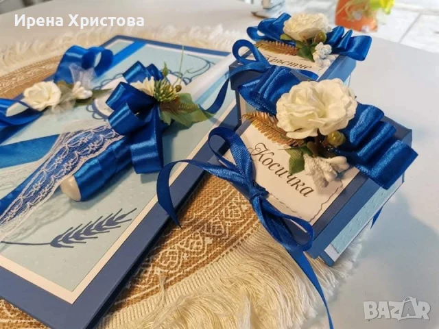 Комплект за кръщене, снимка 8 - Декорация - 51235803