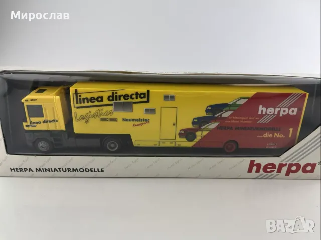 HERPA H0 1/87 RENAULT MAGNUM КАМИОН КОЛИЧКА МОДЕЛ ТИР