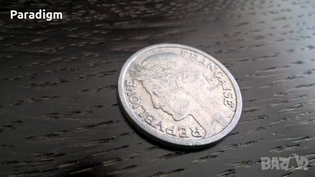 Mонета - Франция - 1 франк | 1949г.; серия B, снимка 2 - Нумизматика и бонистика - 31271882