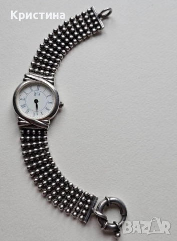 Сребърен часовник на Loisir by Oxette , снимка 8 - Дамски - 52378828