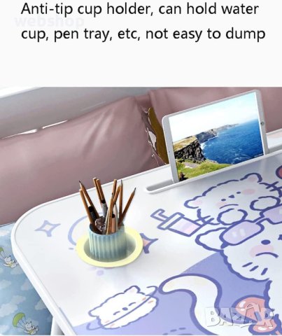 Детска Масичка за рисуване с чекмедже и място за чаша, снимка 7 - Мебели за детската стая - 42711096