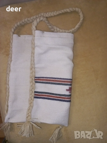 Ръчно тъкана вълнена торба, снимка 2 - Декорация за дома - 51526828