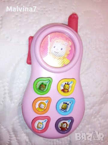 Музикален телефон Smoby, снимка 3 - Музикални играчки - 36782923