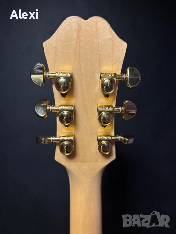 Epiphone EJ-200CE Super Jumbo 2015 Natural, снимка 5 - Китари - 52650315