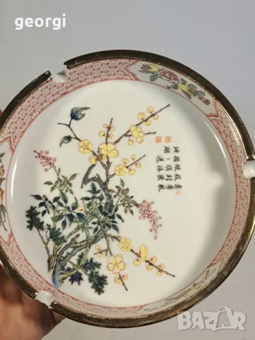 японски порцеланов пепелник , снимка 5 - Колекции - 48581241