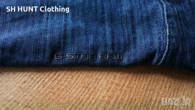 G-STAR VAN JONES INDIGO SHIRT Размер M - L мъжка еластична риза 12-60, снимка 6 - Ризи - 52795013