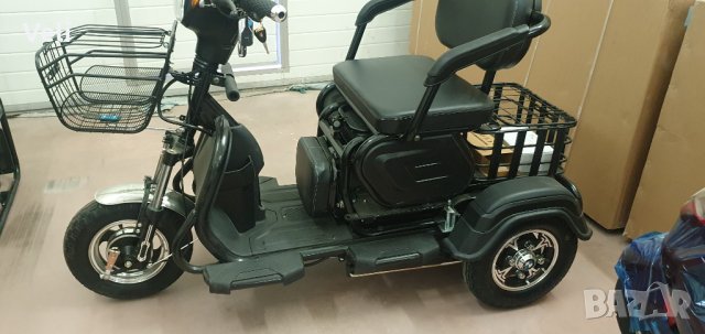 Електрическа двуместна триколка С-1 750W модел 2024 г., снимка 13 - Мотоциклети и мототехника - 29845913