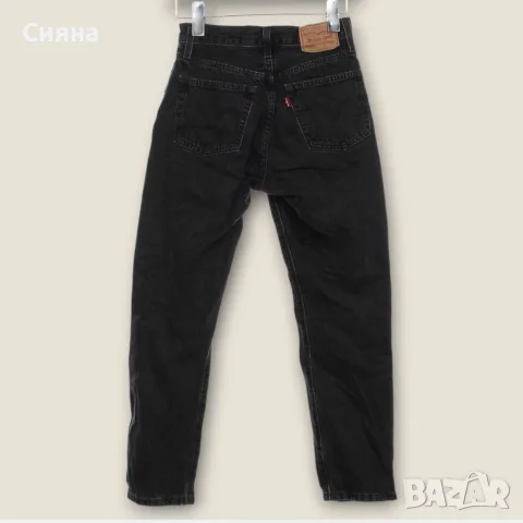 Черни дънки Levi's XXS, снимка 2 - Дънки - 55793409