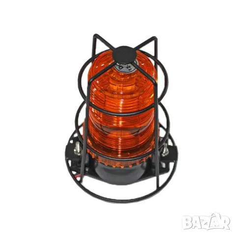 LED сигнална лампа маяк 12-110V оранжева