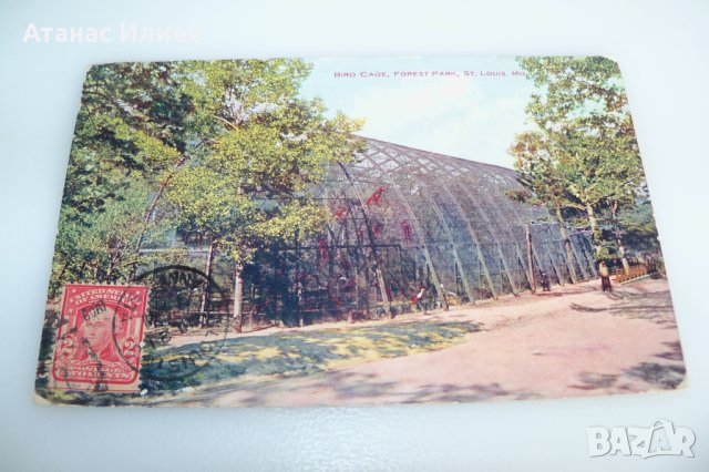 Стара пощенска картичка от USA 1908г., снимка 2 - Филателия - 42389934