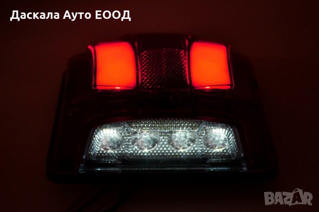 1 бр. Лед LED НЕОН габарити за осветление за номер , ЧЕРВЕНО , 24V , снимка 4 - Аксесоари и консумативи - 35528375