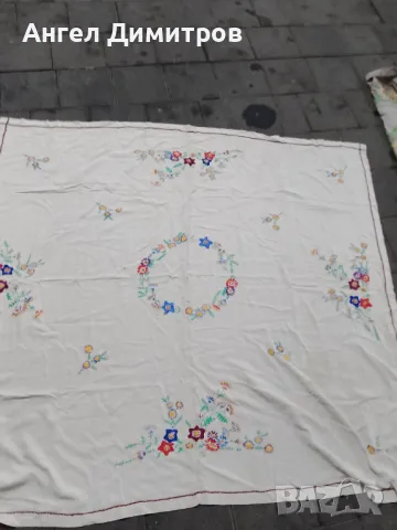 Голяма покривка бродерия 