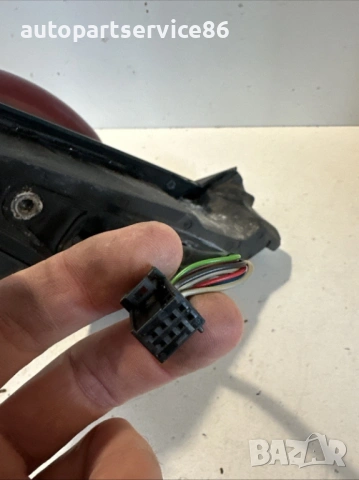 ляво предно странично огледало за Fiat 500L 1.3 M-Jet, 2013 г., червено/бордо, снимка 2 - Части - 53151157