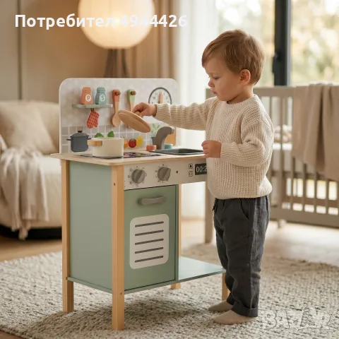 Детска дървена кухня hi pando🐼