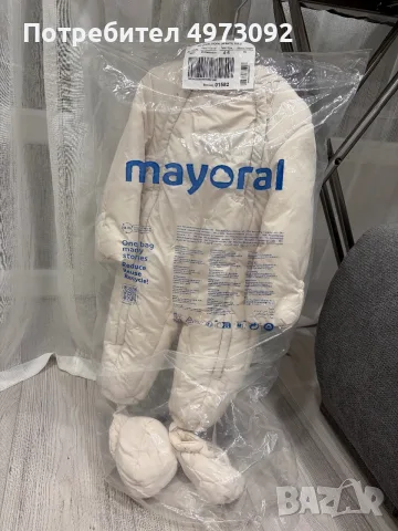 Бебешки космонавт mayoral размер 4-6 70 см 