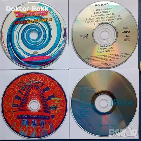 bee gees, santana, prodigy, run dmc - CD x 5 lv., снимка 1