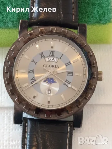 Модерен унисекс часовник GLORIA JAPAN QUARTZ много красив 49168, снимка 7 - Мъжки - 55872905