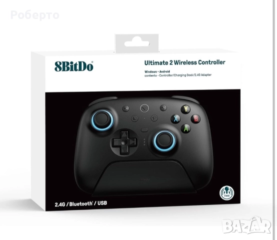 Безжичен джойстик 8bitDo, снимка 11 - Джойстици и геймпадове - 52959735