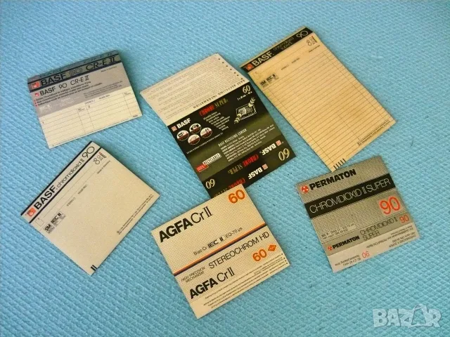 BASF, Agfa, Permaton, лот от chrome аудио касета, снимка 8 - Декове - 52812550
