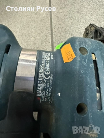 211233  black and decker ka220e виброшлайф  -цена 30лв или 15.34 евро   10ti - работеща / използвана, снимка 3 - Шлайфмашини - 52864217