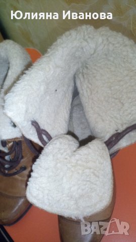 Зимни боти, ест. кожа, снимка 3 - Дамски боти - 30201888
