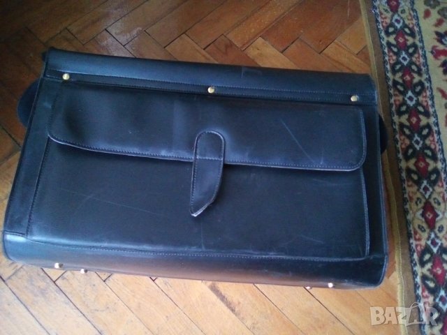 Кожена чанта куфар с код, снимка 5 - Куфари - 31267274