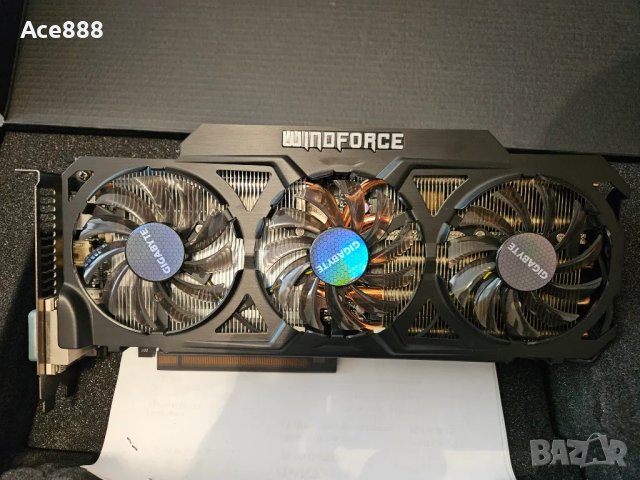 Продавам видеокарта Nvidia GIGABYTE GTX 770 WindForce 3X OC 2GB, снимка 7 - Видеокарти - 47679060