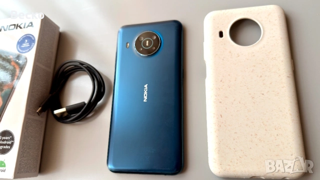 Nokia X20 – много запазен + оригинален калъф (чисто нов), снимка 2 - Nokia - 53063232