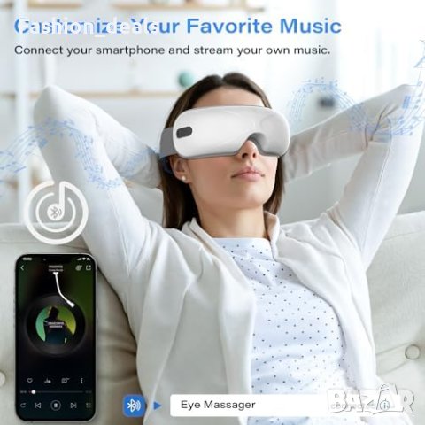 Нов Мултифункционален Очен Масажор с Топлина и Музика Красота жени, снимка 4 - Масажори - 42851018