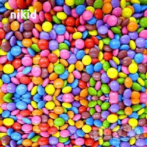 Захарни шоколадови дражета с млечен шоколад бонибон цветни бонбони копчета, снимка 3 - Други - 37065508