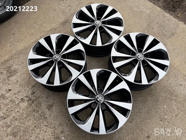 4 броя алуминиеви джанти за Toyota Auris,Corolla,Camry,Prius 17, снимка 7 - Гуми и джанти - 56199850