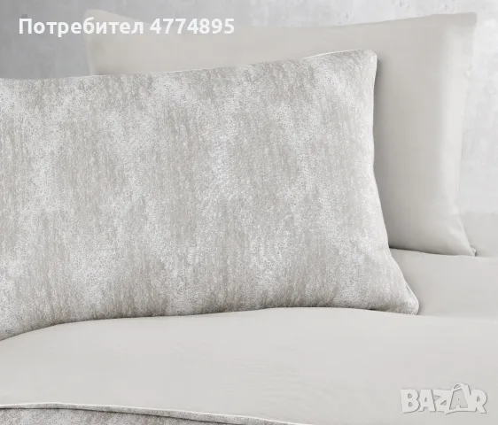Нов луксозен спален комплект Yataş Bedding – светло сив- сатен, 200x220, снимка 5 - Спално бельо - 55873233
