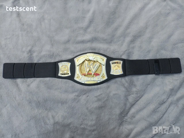 Шампионски пояс WWE Spinner Championship световната титла в кеча Mattel John Cena belt, снимка 3 - Колекции - 49839816